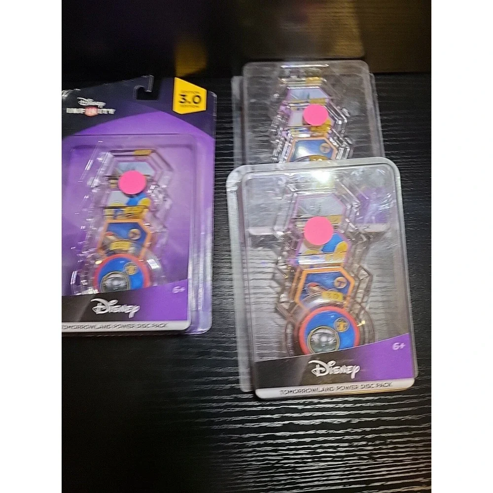 5x DISNEY INFINITY 3.0 Tomorrowland Power Disc Set Pack Terrain Sky Time Bomb